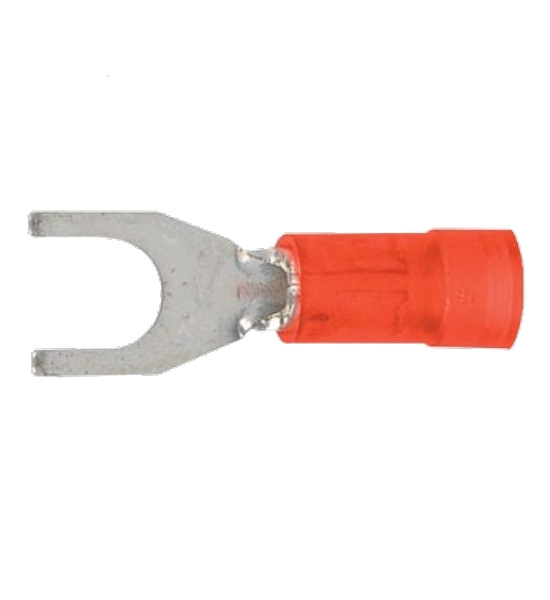 Наконечник вилочный KWI 1/5 PC с изоляция, сечение 1мм.кв., М5, (упак. 100 шт.)