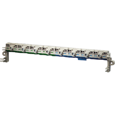 Клемма FIXCONNECT для боксов  KV на 18 мод., на PE и N (разд.) 4х25 и 16х4 кв.мм, 75А, Код завода (61000730)