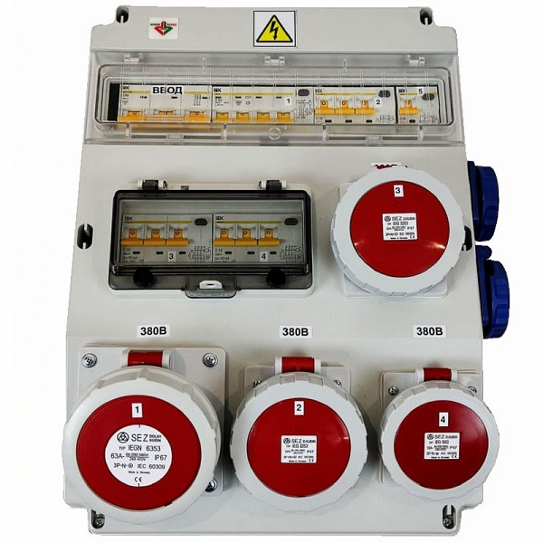 Бокс комбинированный ROS 24 AB/GFI-267 с разъемами