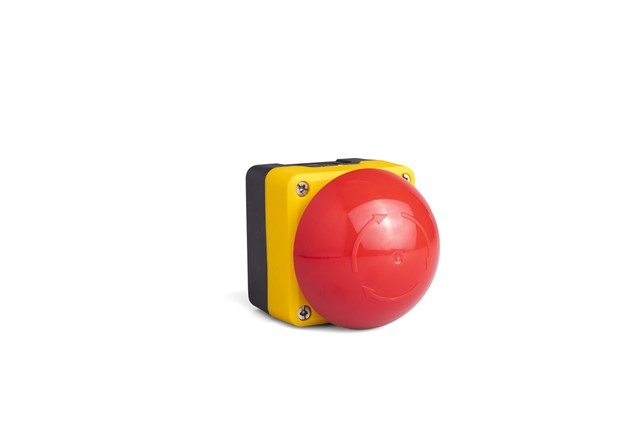 P Series Plastic 1 Hole CPDE72 + 2* C4BK (NC) Yellow-Black Control Box