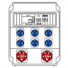 Бокс комбинированный ROS 16 AS/CFI/EK-300 с разъемами