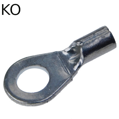 Наконечник кольцевой KO 240/12 без изоляции, сечение 240мм.кв., под болт М12 (упак. 25 шт.)