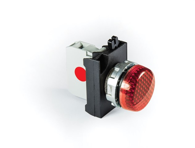 Светосигнальная арматура 12-30V AC/DC, красная CM060XK